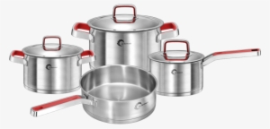 La Fermeté 7 Piece Stainless Steel Cooking Pot Set - Cookware And Bakeware