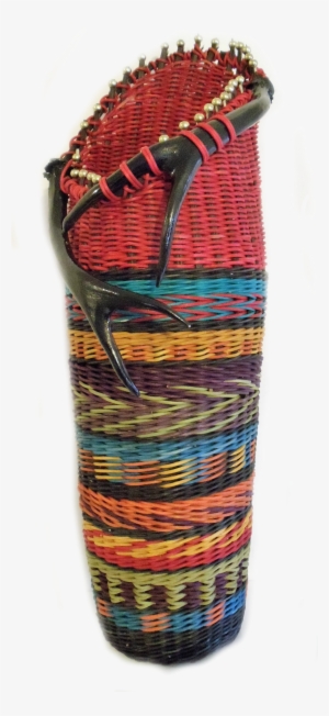 Indian "style" Blanket Antler Basket