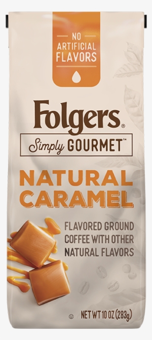 Simply Gourmet® Natural Caramel Flavored Ground Coffee - Folgers Simply Gourmet Natural Caramel Ground Coffee