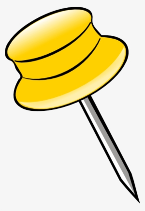 Yellow Clip Art - Pin Clipart