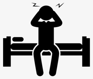 Sleepy Man Sitting On His Bed Comments - Wake Up Clip Art