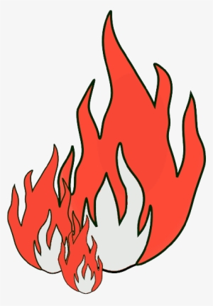 Yellow, Fire, Cartoon, Hot, Flame, Border, - Fire Clip Art