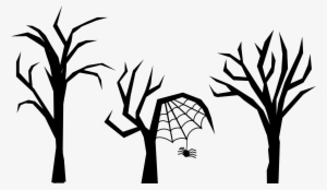 Tree Download Drawing Haunted House Forest - Spooky Tree Clipart