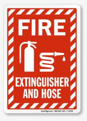 Fire And Emergency Sign - Know The Location Of Fire Extinguishers