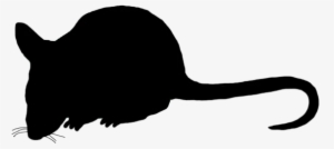 Mouse Silhouette Sidewasy, Mouse Clip Art Silhouette - Mouse Silhouette Transparent