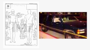 Christopher Wallace's Autopsy Report And Car After - Biggie Smalls Murder Car