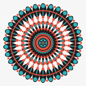 Mandala, Geometric, Pattern, Shapes, Circle - Colorful Geometric Circle Patterns