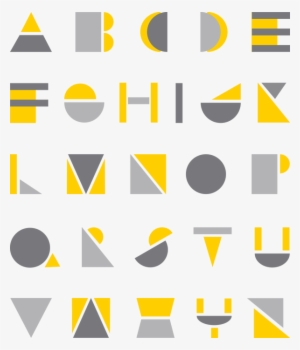 Inspired By The Constructivist Movement, She Created - Font Made Of Shapes