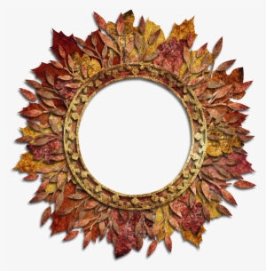 Round Autum Frame Gallery Yopriceville High Quality - Portable Network Graphics