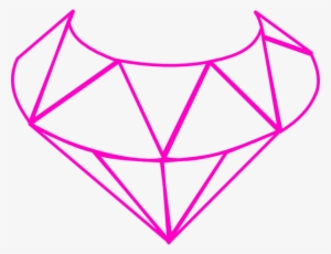 Free Diamond Clipart Clipartio Outline Pink Diamond - Diamond Clip Art