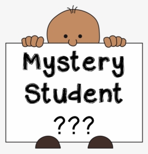 Students Walking In Hallway Clipart - Mystery Student Clipart
