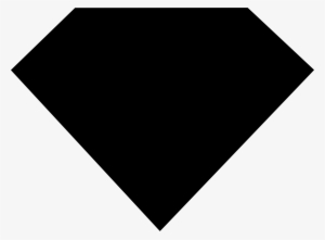 Superman Diamond Shape Outline Picture Of A Diamond - Diamond Silhouette Png