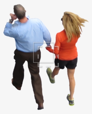 Couple Walking - People Png From Top