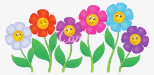 Picture Freeuse Stock Garden Group Cartoon Pictures - Cartoon Image Of Garden With Flowers