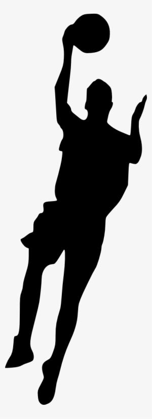 19 Basketball Player Silhouette - Silhouette
