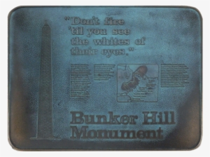 Bunker Hill Plaque - Portable Network Graphics