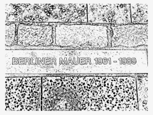 Berlin Wall Plaque Clipart Icon Png - Clipart Berlin Mauer