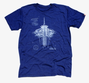 Space Needle T-shirt - Blue