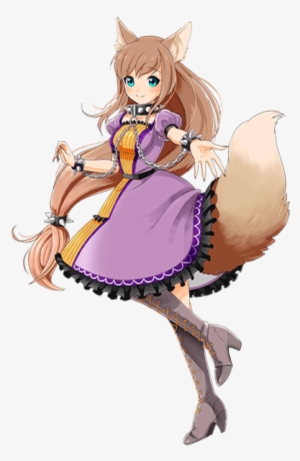 Nina Transparent - Anime Wolf Girl Png
