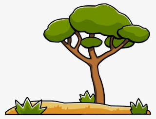 Tree Clip Art Freeuse - Cartoon Savanna Tree
