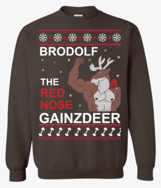 Image 312 Brodolf The Red Nose Gainzdeer Christmas - Sweater