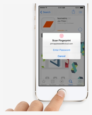 Apple Iphone 5s Fingerprint Authentication For Itunes - Touch Id For Payment