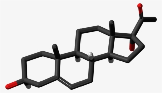 17 Hydroxypregnenolone 3d Skeletal Sticks - Hormonen Icoon