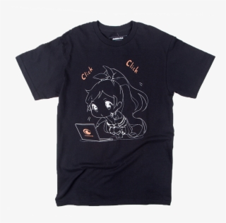 Crunchyroll Hime Click Black Tee - Active Shirt