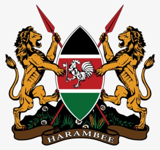 Coat Of Arms Detailed Rgb - Kenya Coat Of Arms Logo