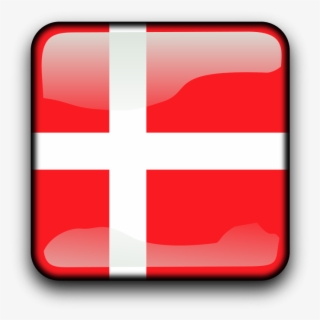 Glossy Png Flag Of Denmark - Romania