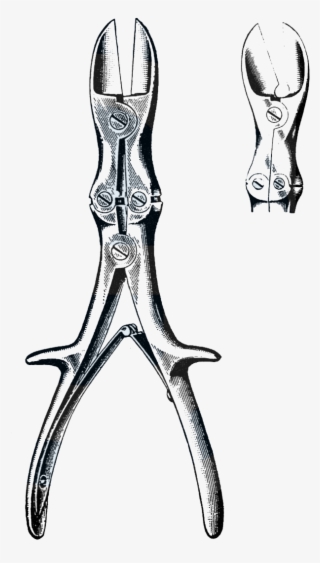 Stille-liston Bone Cutting Forceps, Angular Jaws 10 - Sketch