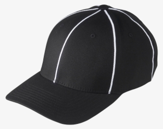Black White Referee Hat - Baseball Cap