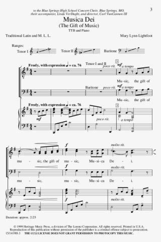 Musica Dei Thumbnail Musica Dei Thumbnail - All Through The Night Sheet Music Organ