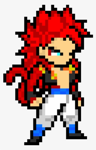 Ssj 4 Gogeta - Pixel Art Gogeta Ssj4