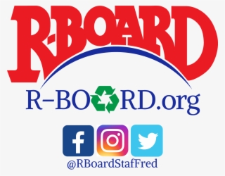 Rboardstaffred Logo Full Png With Social Media - Graphic Design
