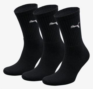 3 Pairs Of Original Puma Sport Socks, Black - Sock