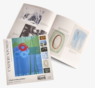 Exhibition Catalogue Design Print - White Ice