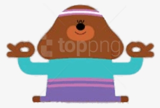 Free Png Download Duggee Doing Yoga Clipart Png Photo - Hey Duggee