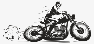 Delivery Clipart Motorcycle - Biker Png