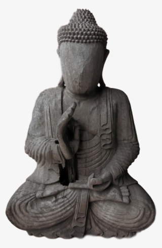 Hand Carved No Face Buddha - Gautama Buddha