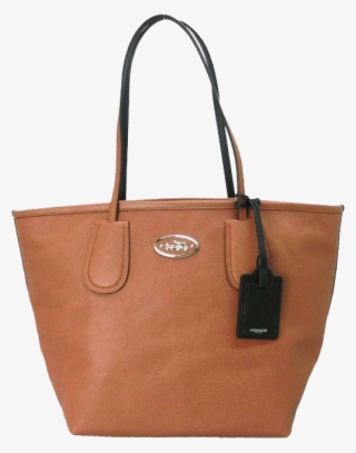 Coach Ladies Havan Leather Double Hands Tote Bag - Handbag