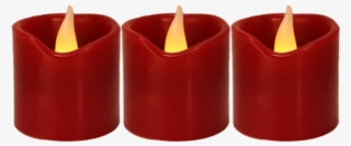 Led Candles 3 Pack Flame - Advent Candle