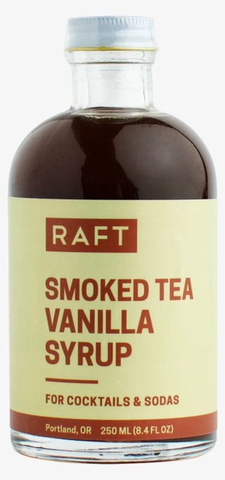 raft smoked tea vanilla syrup - cocktail