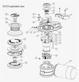 V1/v2/3 Top Nut - Technical Drawing