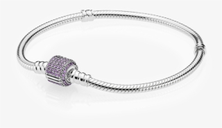 1000 X 1000 2 - Pandora Purple Pave Barrel Clasp Bracelet