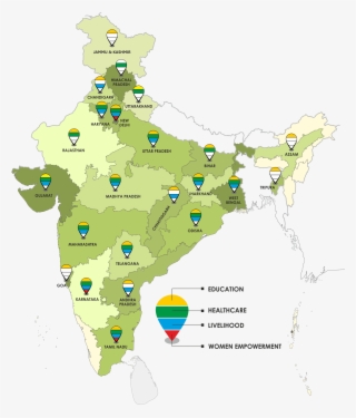 Its Philosophy Of 'real Work Real Change', Shri Om - Slums In India Map