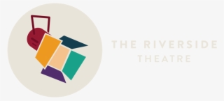 Eggshell Horizontal Riverside Theater Logo - Graphic Design