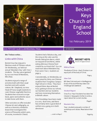 2019 02 01 - Becket Keys Church Of England School