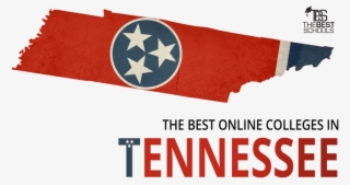 Best Online Colleges In Tennessee - Tennessee State With Flag Inside