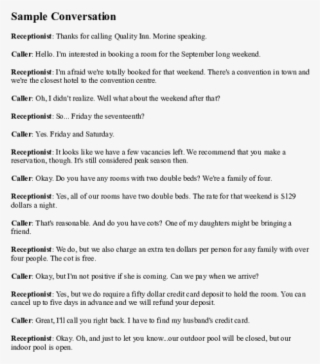 Sample Conversation - Document